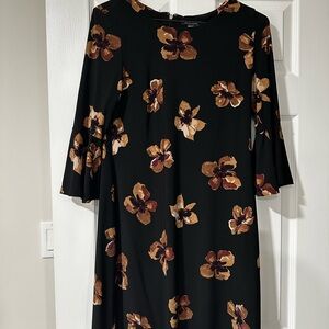 Tommy Hilfiger Floral Black Dress